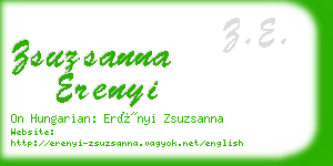 zsuzsanna erenyi business card